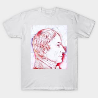 Anders Gustaf Ekeberg Portrait | Anders Gustaf Ekeberg Artwork | Line Art T-Shirt